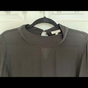 Gorgeous Joie black silk blouse.
